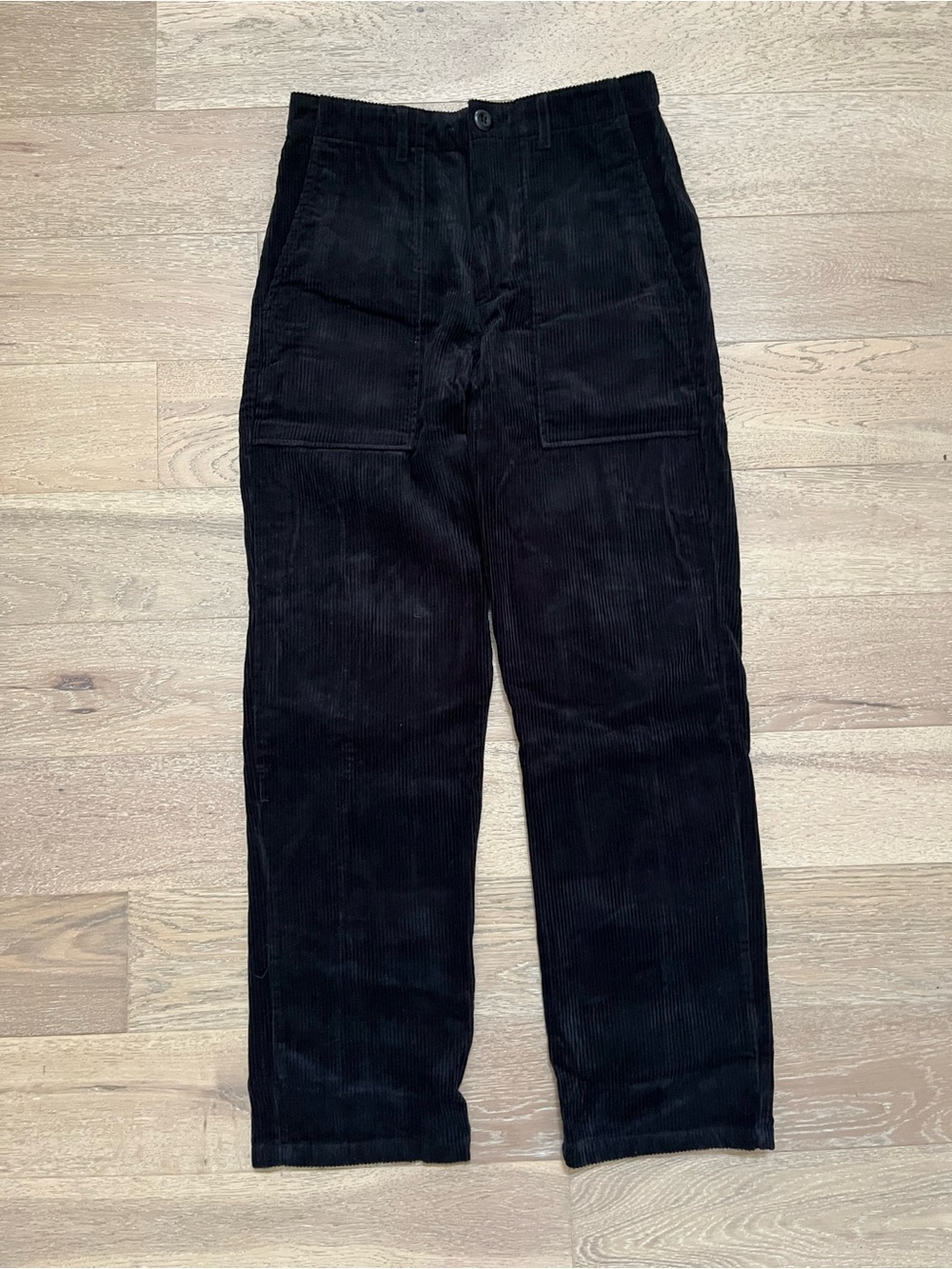 Alex Mill Black Corduroy Carpenter Pants